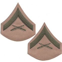 KHAKI CHEVRONS