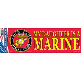 G -"MY DAUGHTER IS A MARINE" BUMPER STICKER