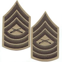 G Master Sergeant (MSgt) Khaki Chevrons