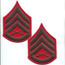 E Staff Sergeant (SSgt) Alphas Chevrons