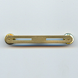 B - 2 Ribbons - Double Brass Bar