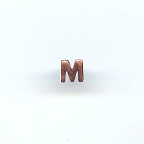 Bronze "M"