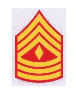 E8 - USMC 1st SGT Decal