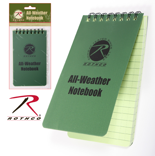 ALL WEATHER WATERPROOF NOTEBOOKS