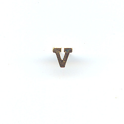 Gold "V"