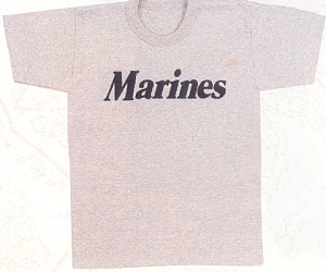 \"Marines\" Grey Kids T-Shirt
